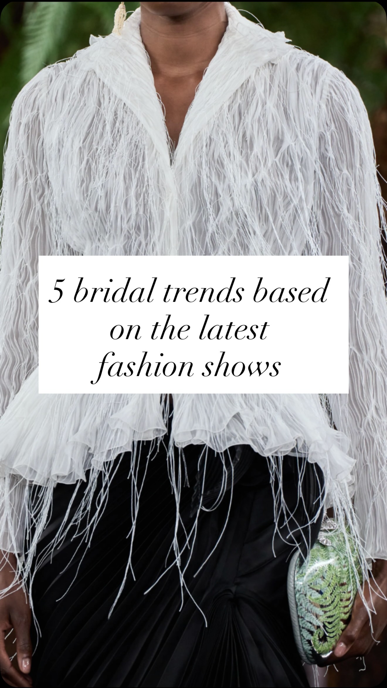 My breakdown on what to expect in bridal based on the latest couture shows.
 

#bridal #phillybride #eastcoastbride #...