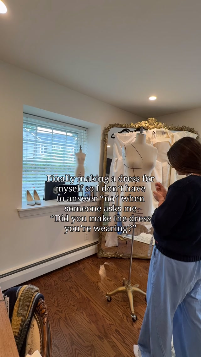 i’ve been trying to make myself a dress for years but always end up too busy making dresses for others lol